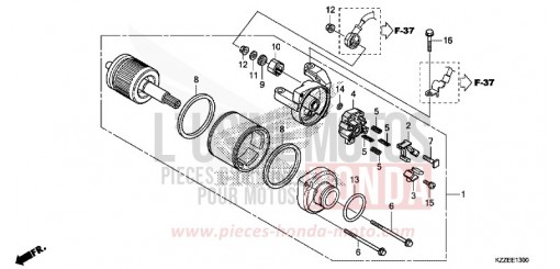 DEMARREUR CRF250RLAJ de 2018
